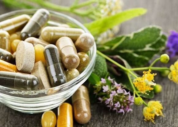zelišča in tablete za zdravljenje prostatitisa