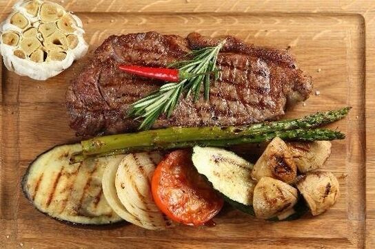 hrana za kronični prostatitis