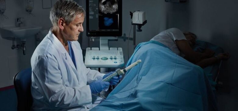 Ultrazvok prostate skozi rektum je informativna metoda za diagnosticiranje prostatitisa